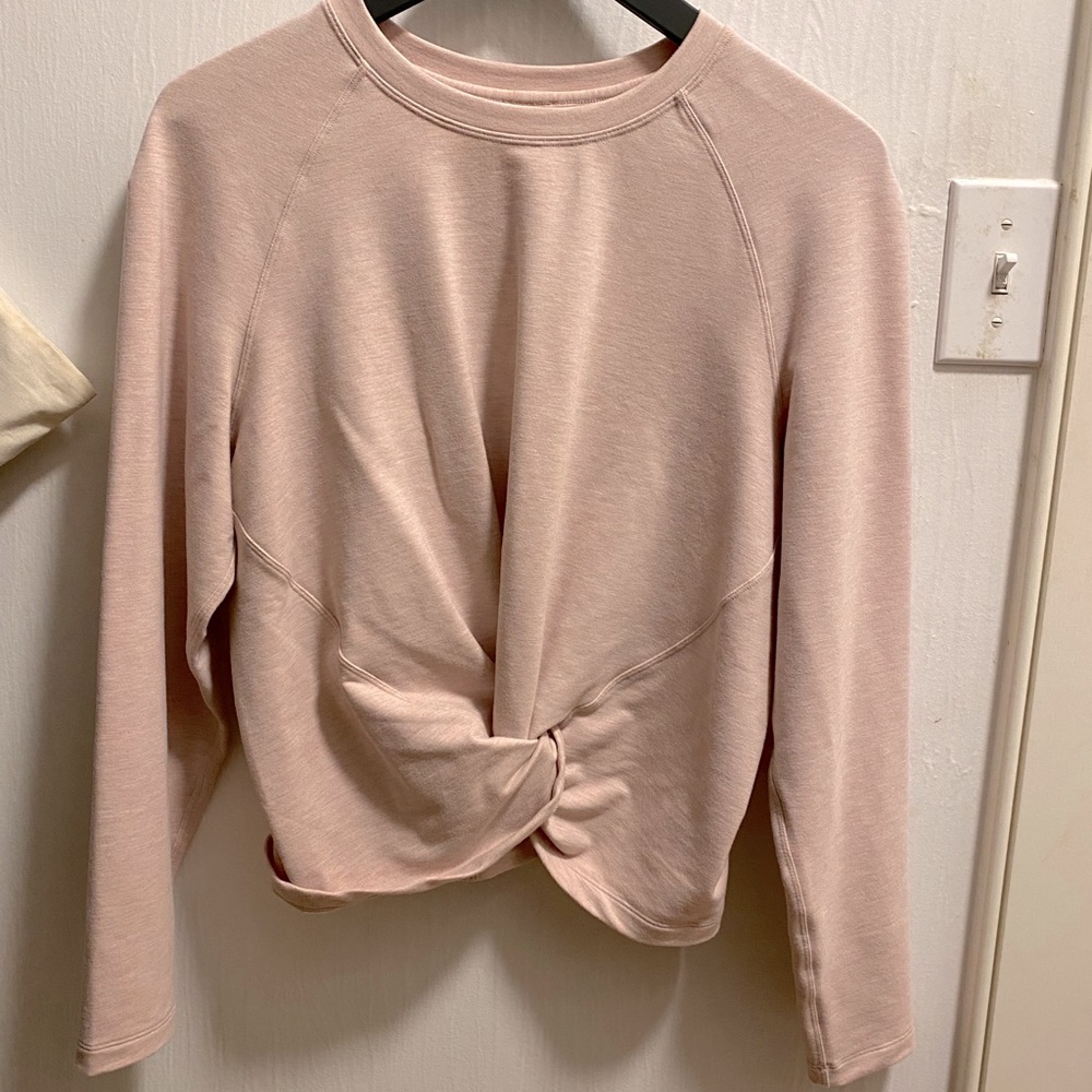 Lululemon twist long sleeve sweater.